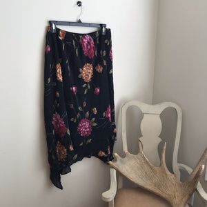 Donna Ricco New York Plus Size Floral Skirt